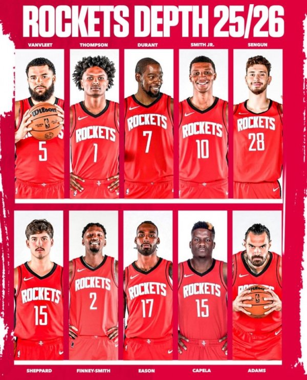 Truyền thông Hoa Kỳ: Rockets có đội hình FrontCourt mạnh nhất ở NBA. Họ tốt hơn các chiến binh hầu h